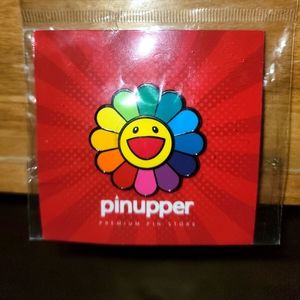 Rainbow Flower Spinning Pin